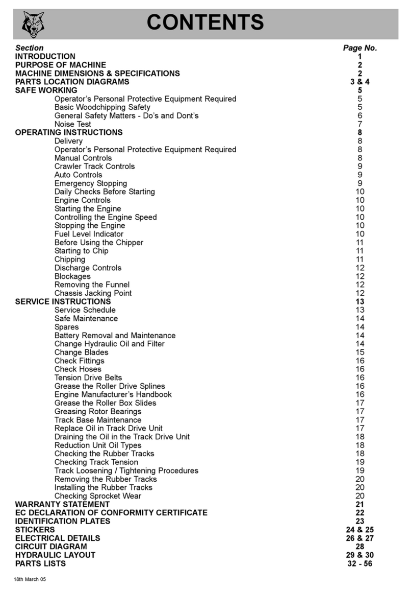 Timberwolf TW 150VTR Manuel utilisateur Timberwolf TW 150VTR Manuel utilisateur