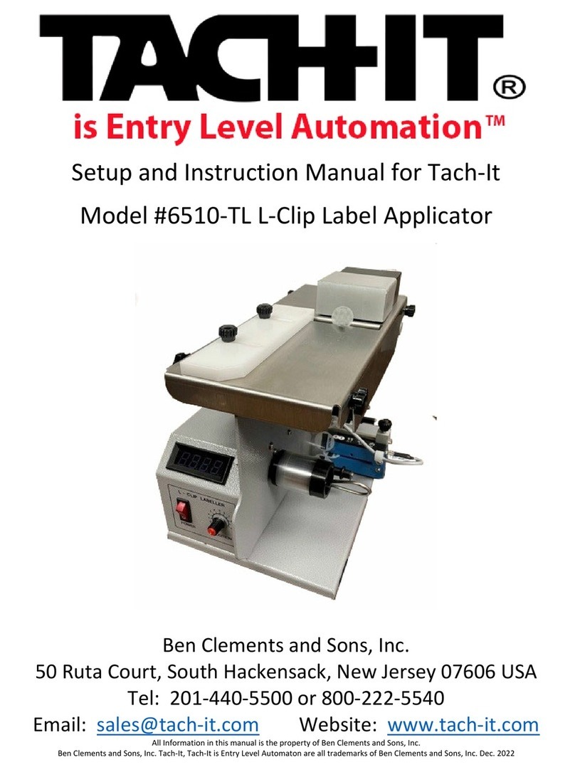 Tach-It 6510-TL Manuel Tach-It 6510-TL Manuel