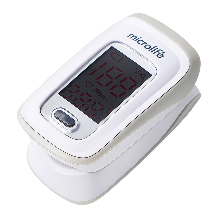 Microlife OXY 200 Manuel utilisateur