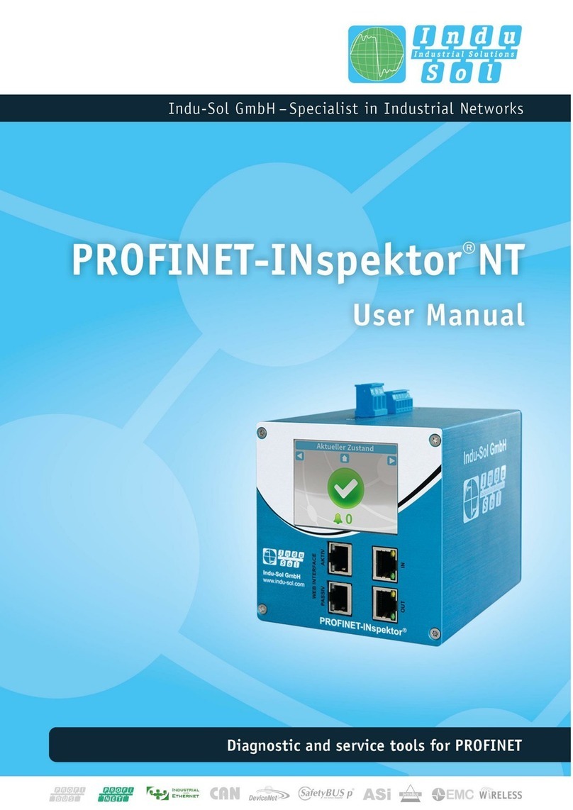 Indu-Sol PROFINET-INspektor NT Manuel utilisateur