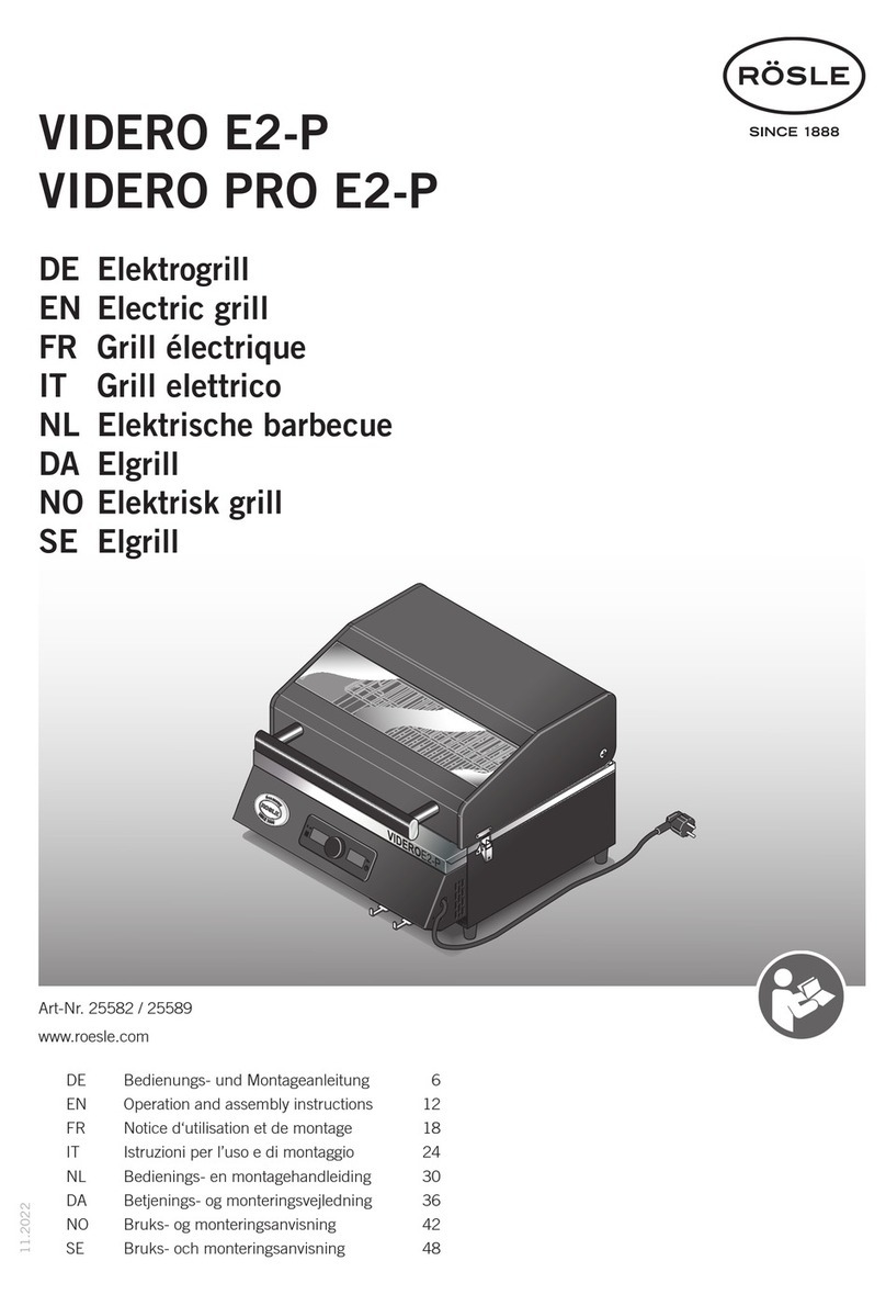 RÖSLE VIDERO E2-P Manuel de service RÖSLE VIDERO E2-P Manuel de service