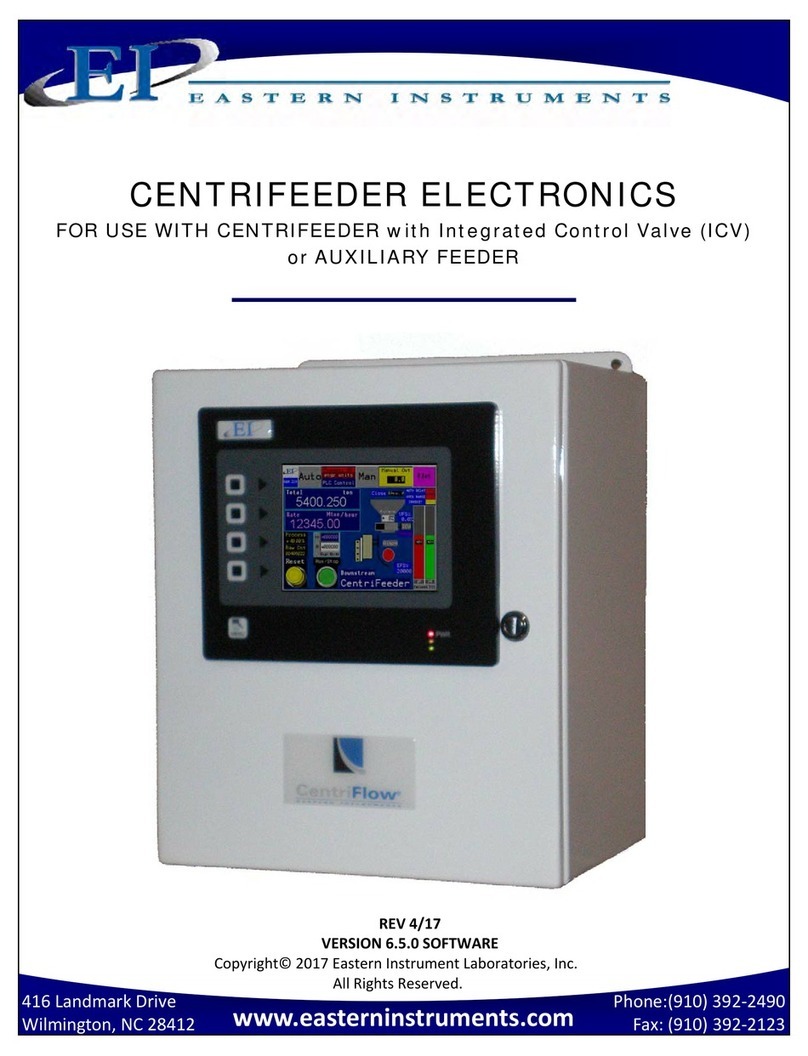 EASTERN INSTRUMENTS CentriFlow Manuel utilisateur