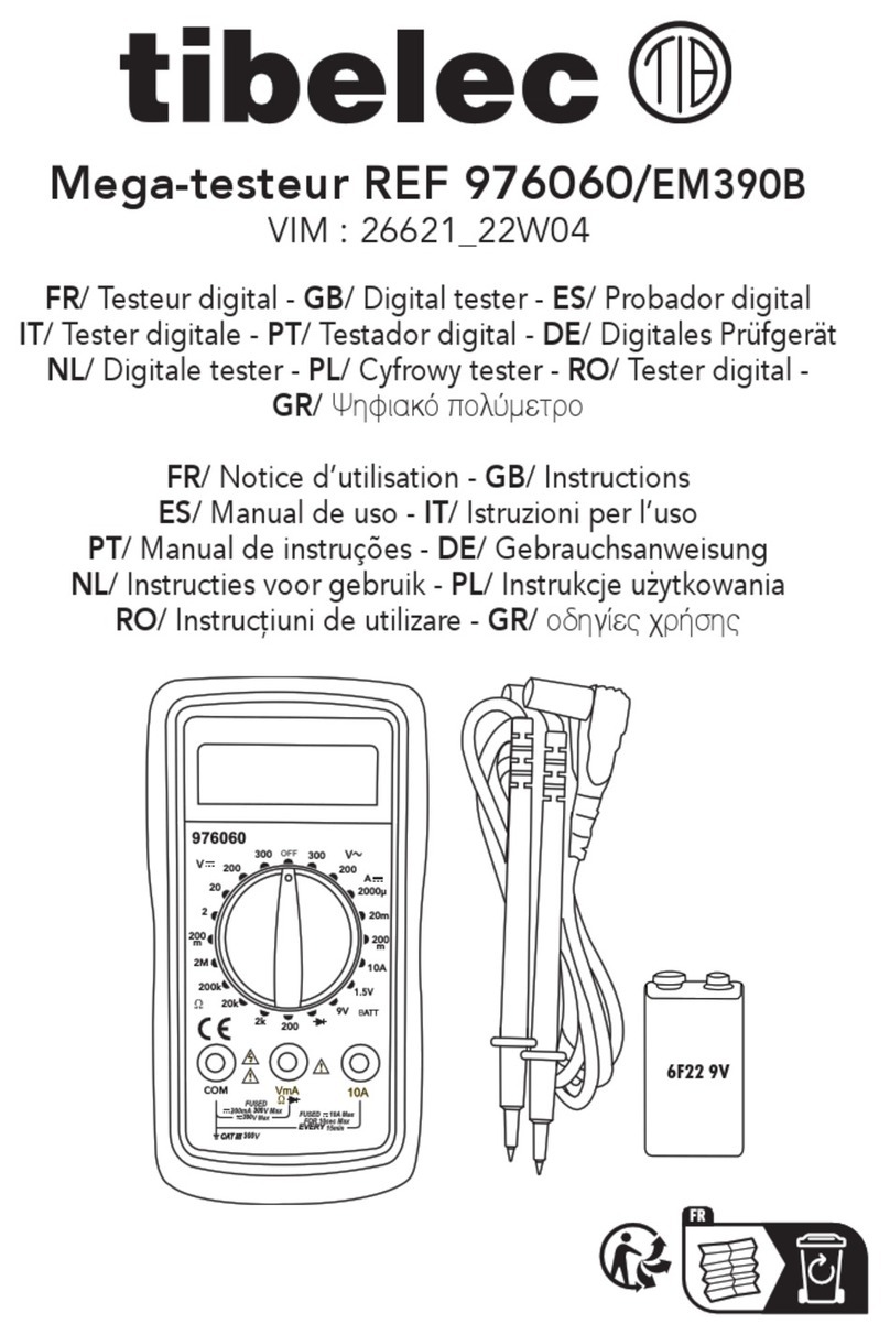 tibelec EM390B Manuel utilisateur tibelec EM390B Manuel utilisateur