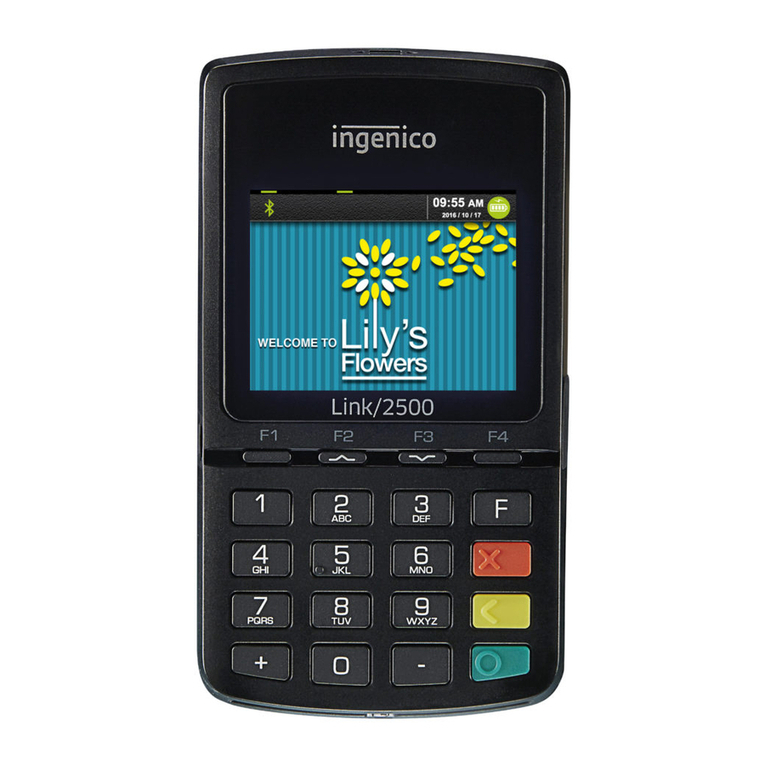 Ingenico Link/2500 Guide de démarrage rapide