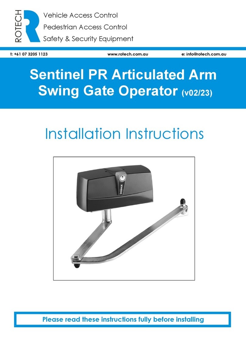Rotech PR.45E Manuel utilisateur