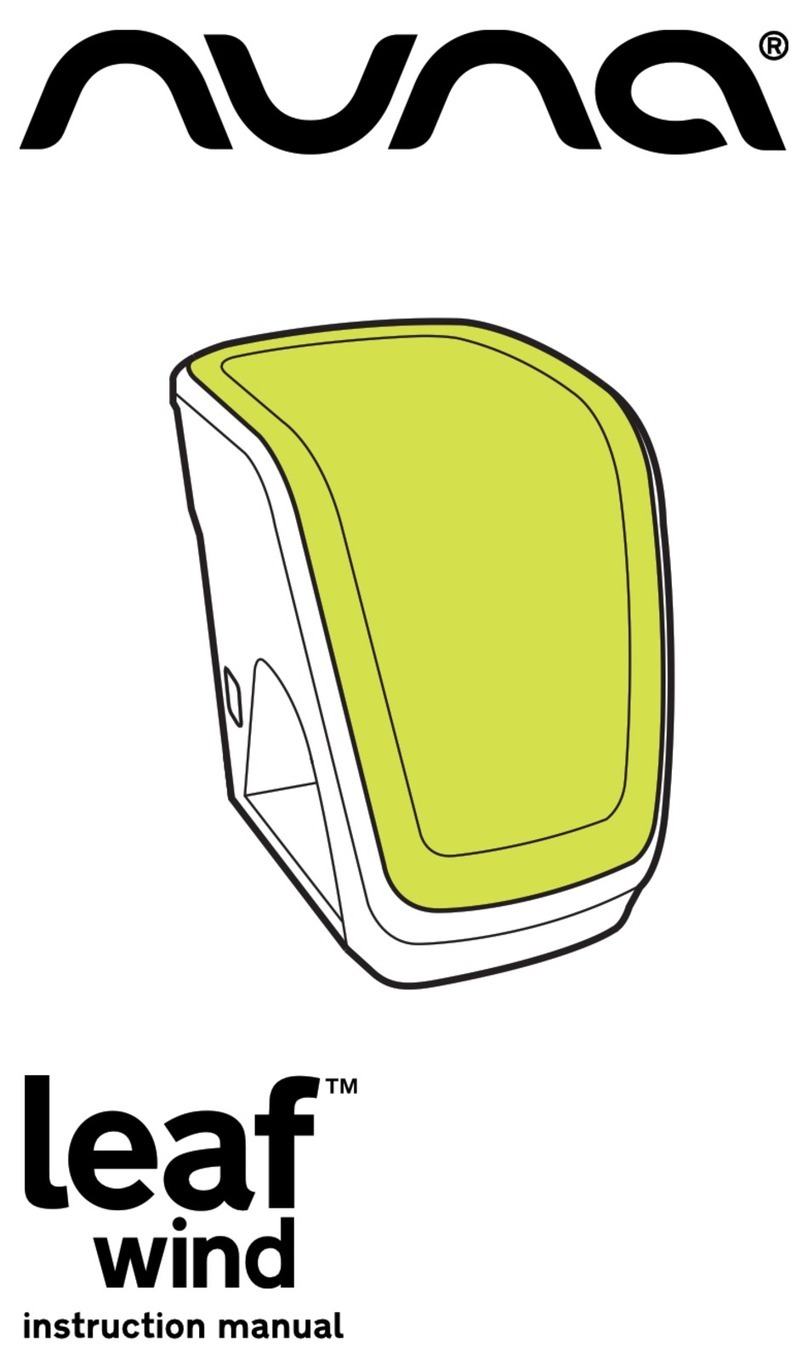 Nuna leaf wind Manuel utilisateur Nuna leaf wind Manuel utilisateur