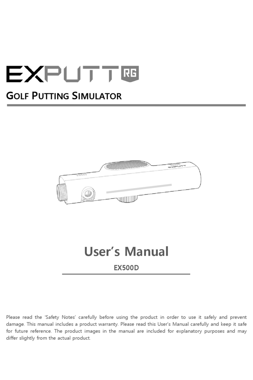 Exputt RG EX500D Manuel utilisateur