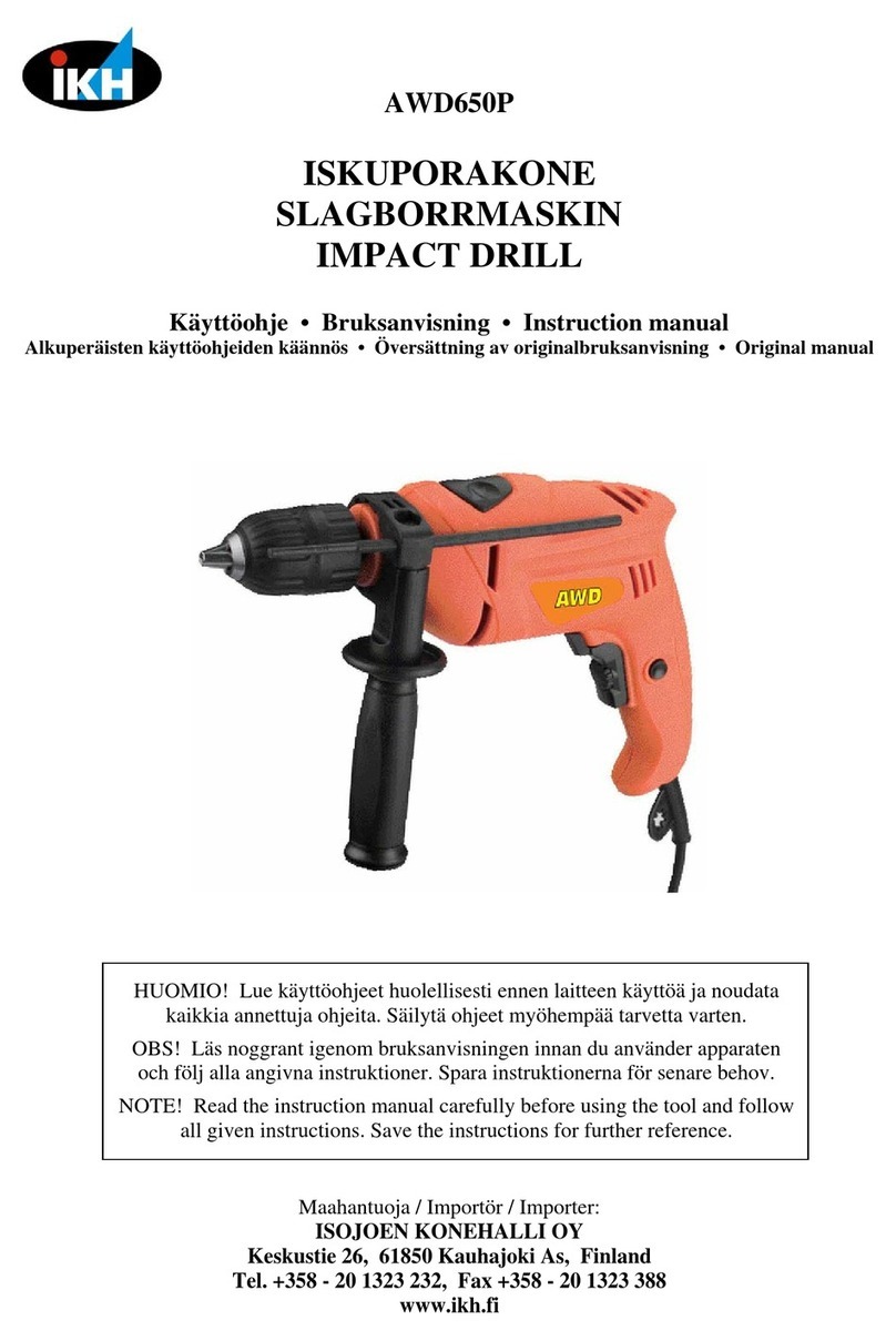 IKH AWD650P Manuel utilisateur