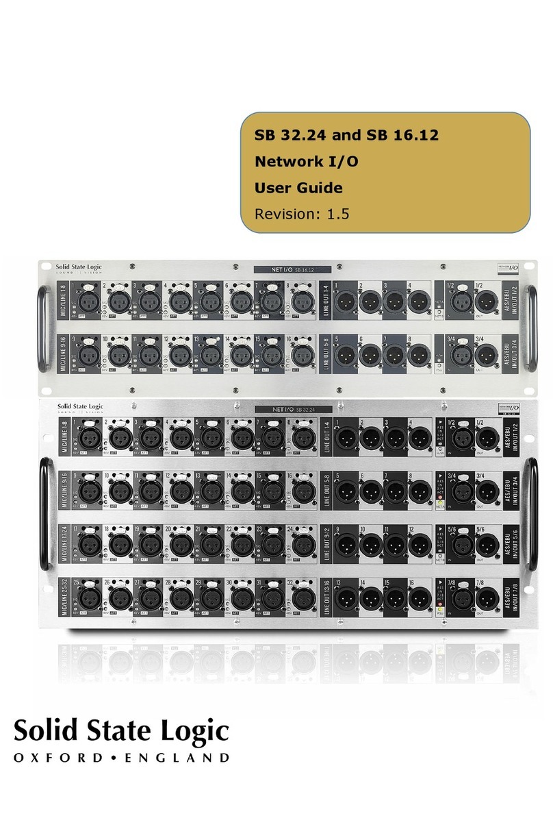 Solid State Logic SB 32.24 Manuel utilisateur