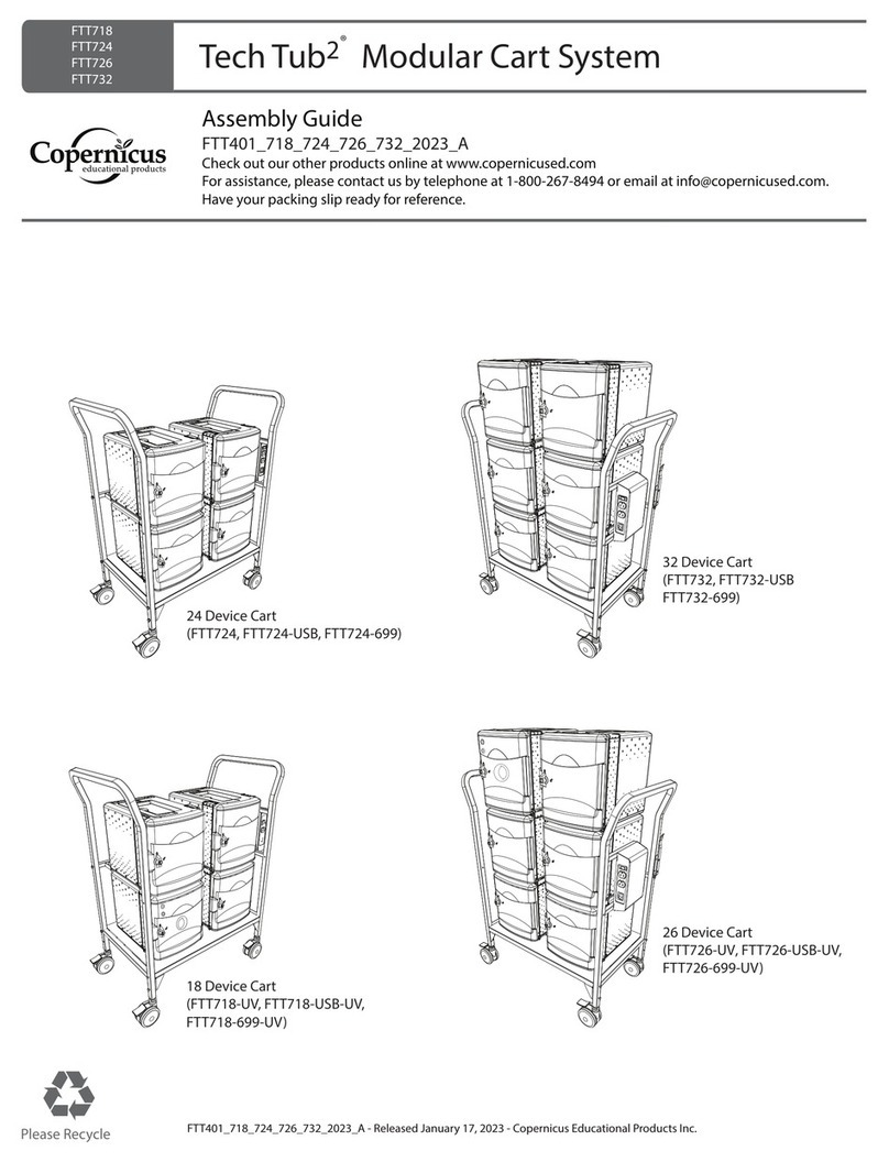 Copernicus Tech Tub 2 FTT718 Manuel utilisateur Copernicus Tech Tub 2 FTT718 Manuel utilisateur