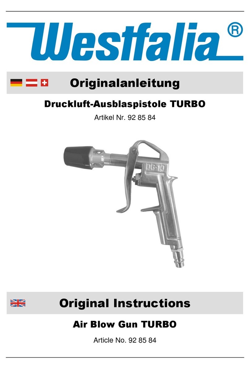 Westfalia TURBO Manuel utilisateur Westfalia TURBO Manuel utilisateur