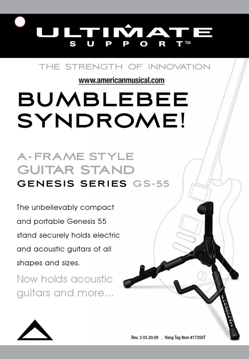 Ultimate Support GENESIS Series Manuel utilisateur