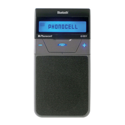 Phonocar 6/851 Manuel utilisateur