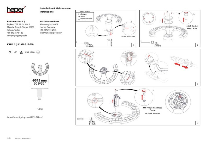 HEPER KREIS C Instructions d'installation et d'utilisation