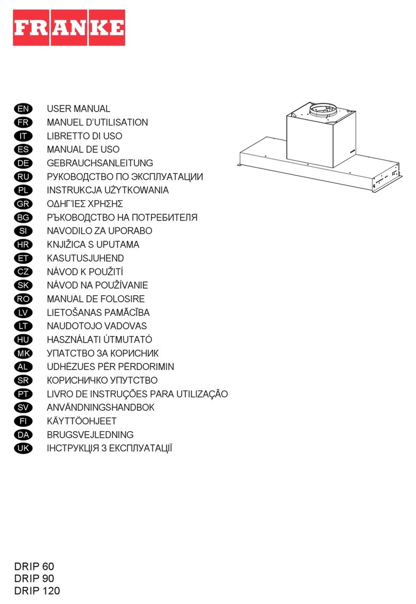Franke DRIP 60 Manuel utilisateur