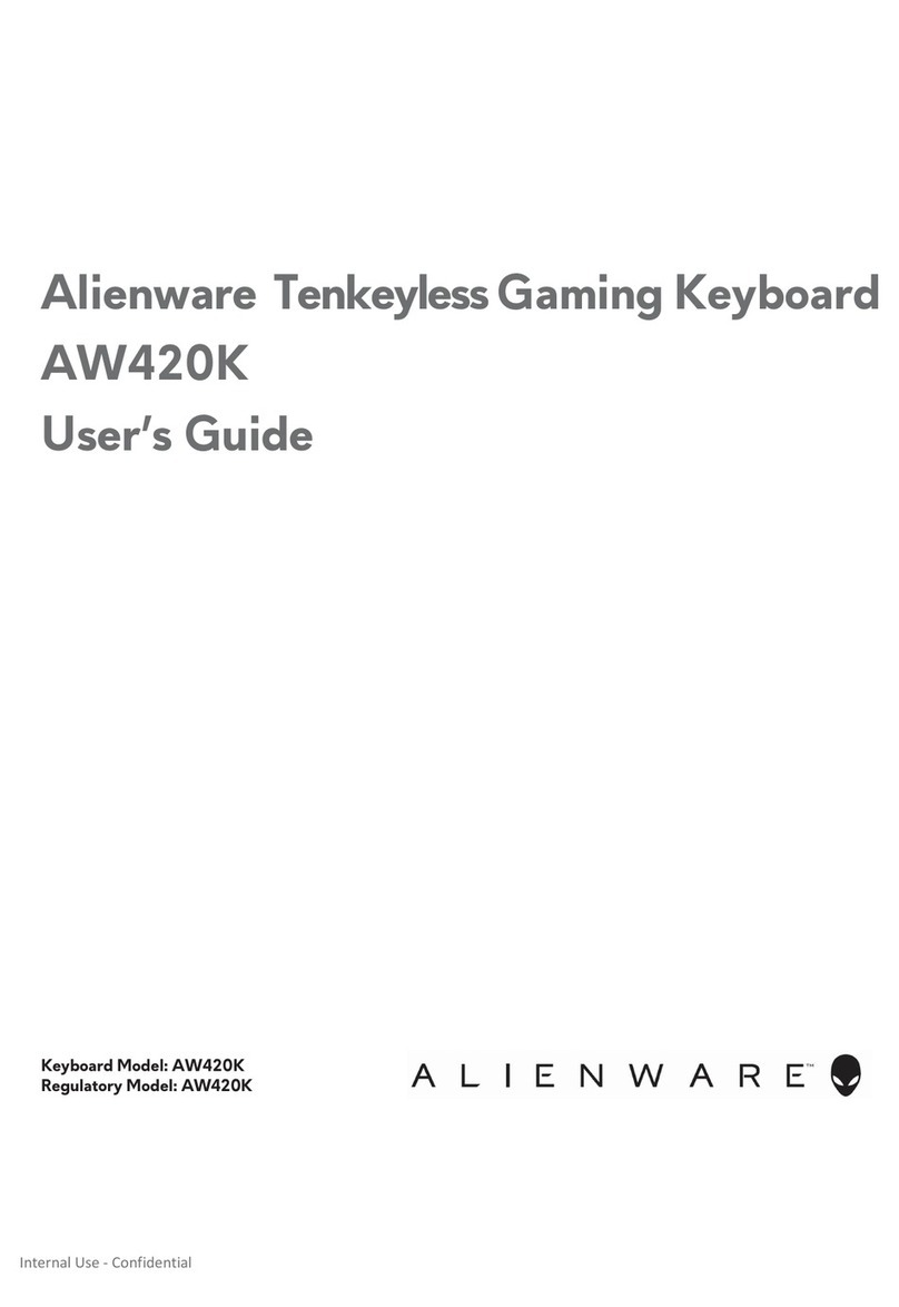 Alienware AW420K Manuel utilisateur