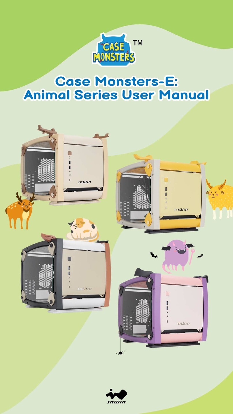 InWin Case Monsters-E Animal Series Manuel utilisateur
