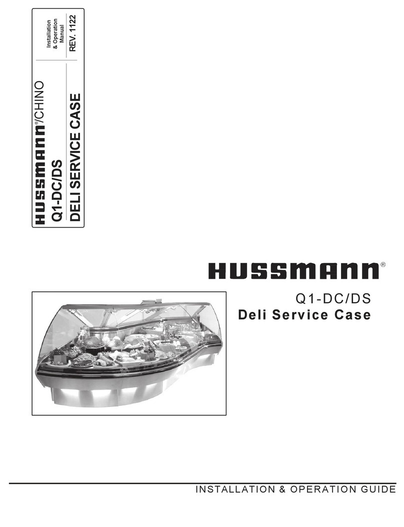 Hussmann Q1-DC Wedge Instructions d'utilisation d'origine