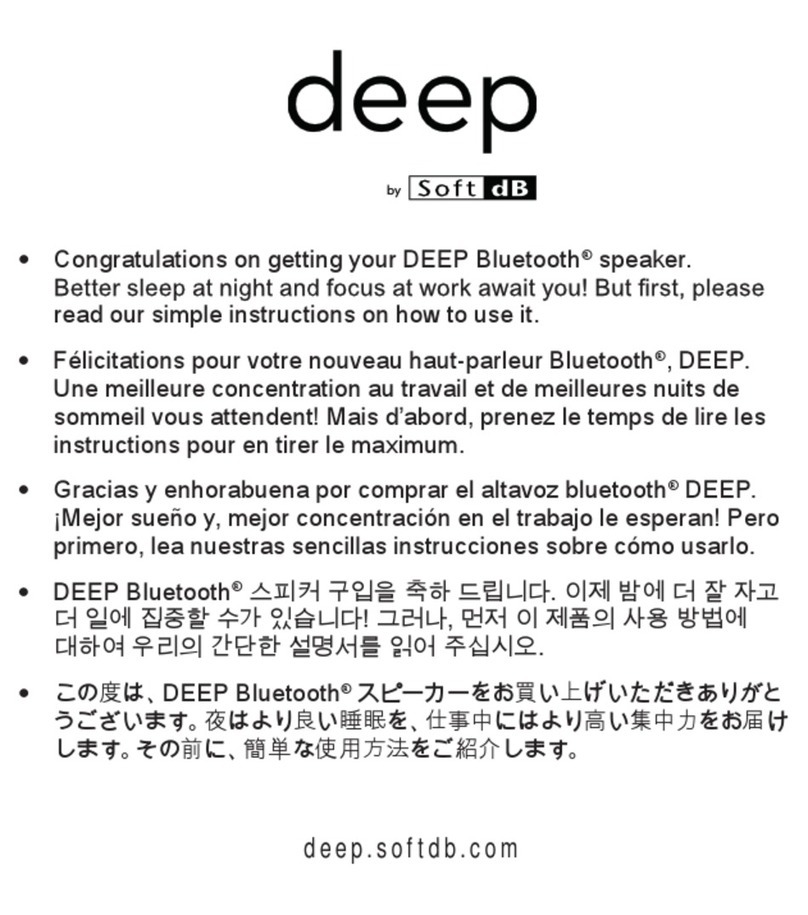 Soft dB deep Manuel utilisateur