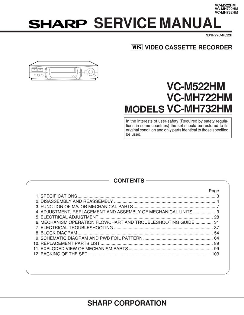 Sharp VC-M522HM Manuel utilisateur