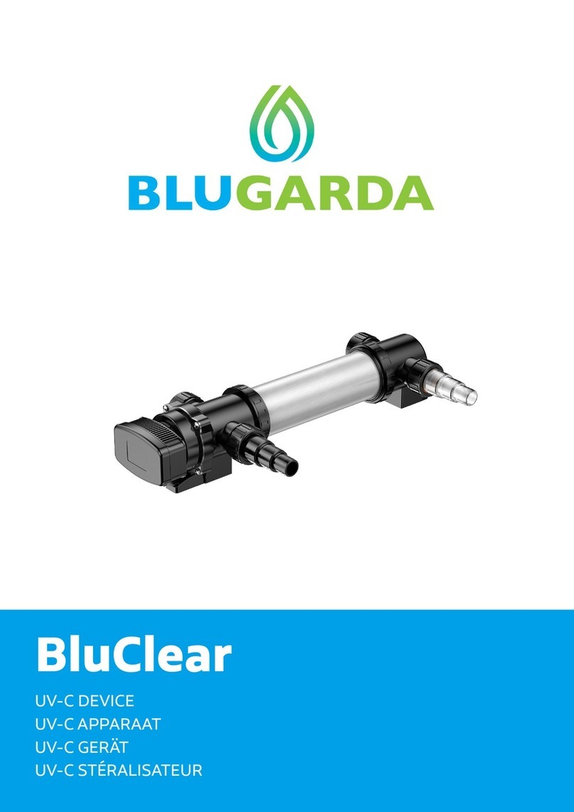 BLUGARDA BluClear 18 Manuel utilisateur