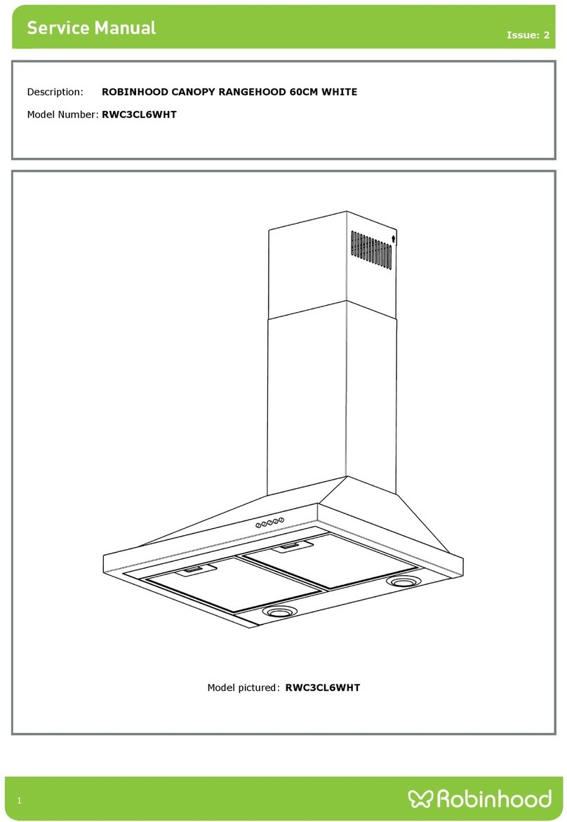 ROBINHOOD RWC3CL6WHT Manuel utilisateur