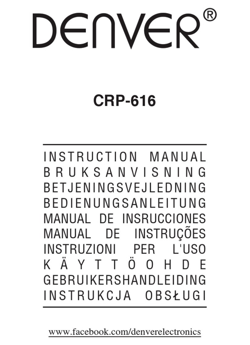 Denver CRP-616 Manuel utilisateur