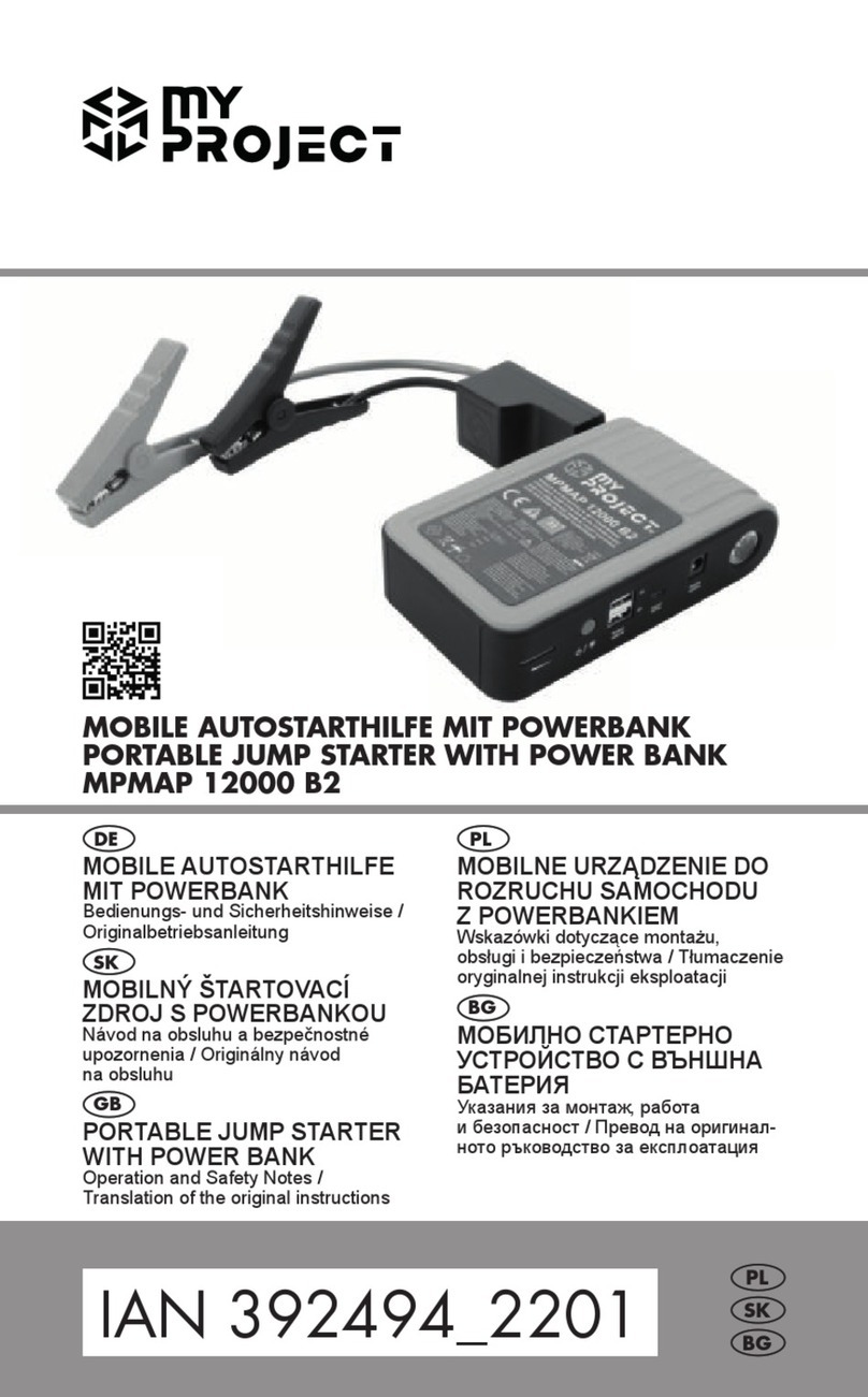 MY PROJECT MPMAP 12000 B2 Manuel utilisateur