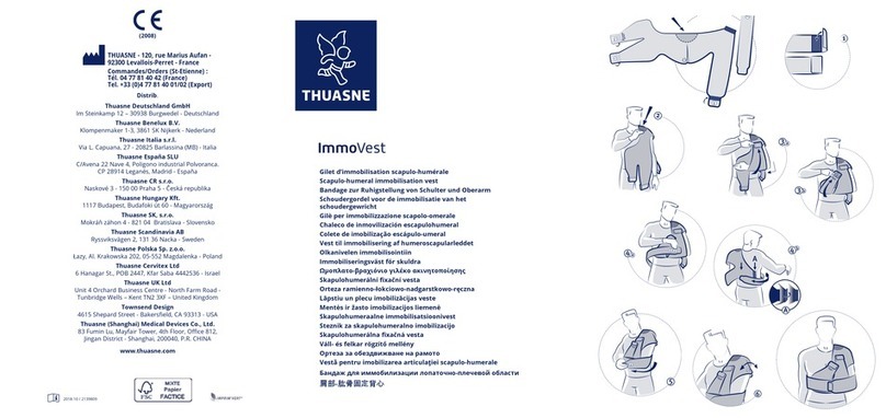 Thuasne ImmoVest Manuel utilisateur Thuasne ImmoVest Manuel utilisateur