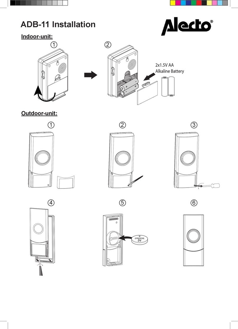 Alecto ADB-11 Manuel utilisateur