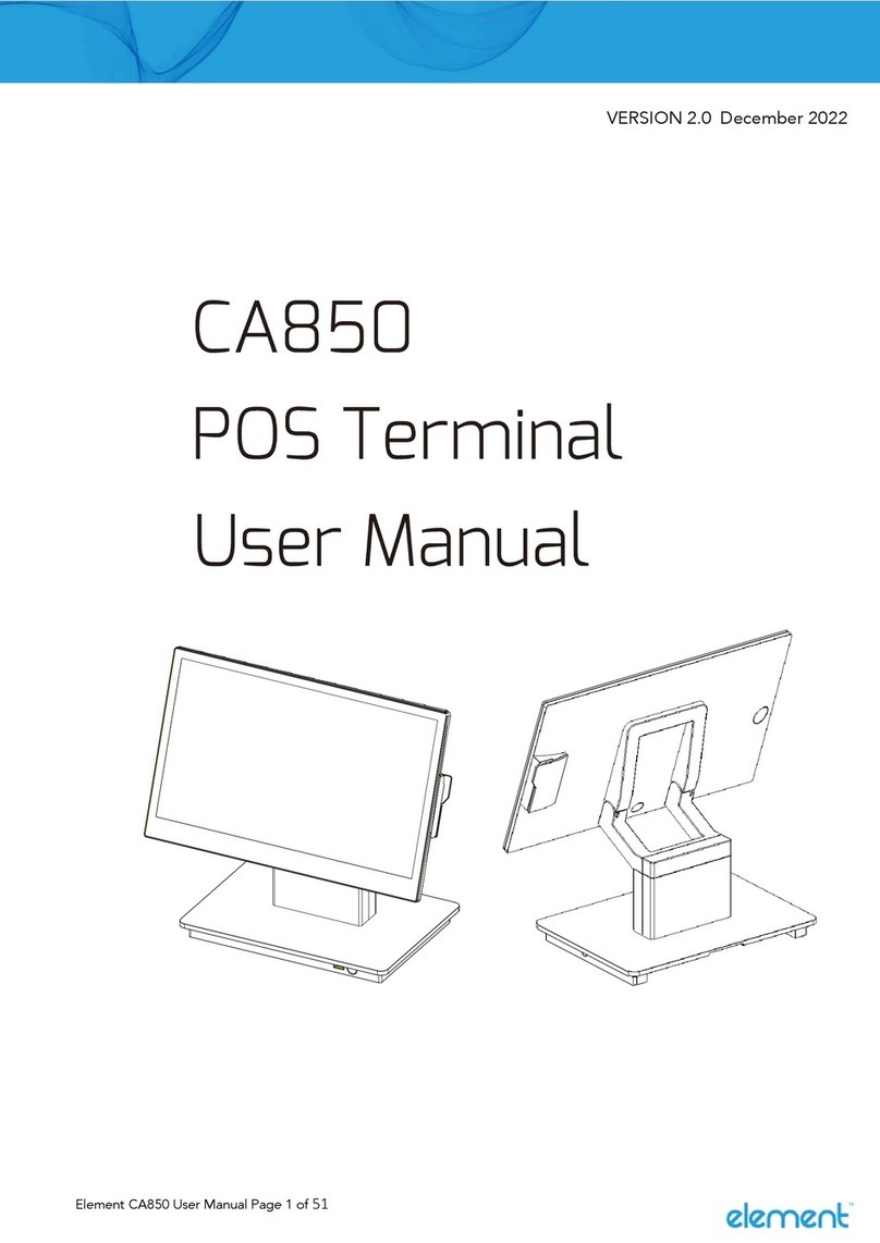 Element CA850 Manuel utilisateur