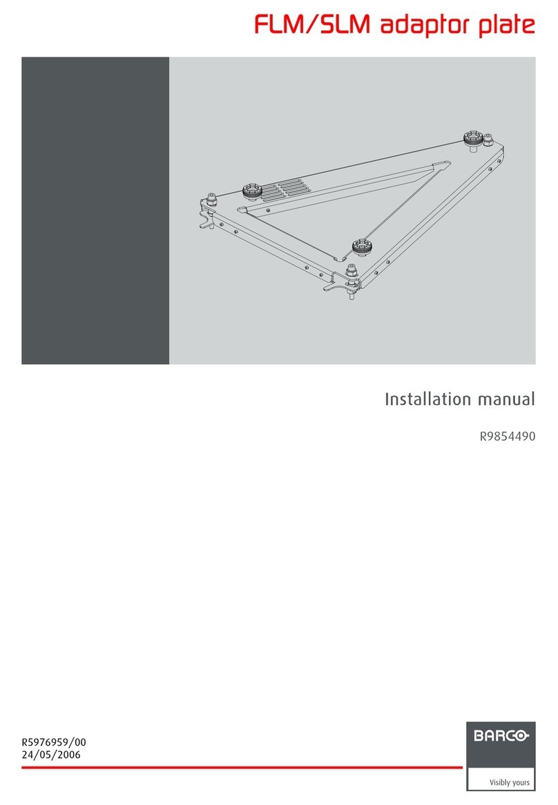 Barco FLM Manuel utilisateur Barco FLM Manuel utilisateur