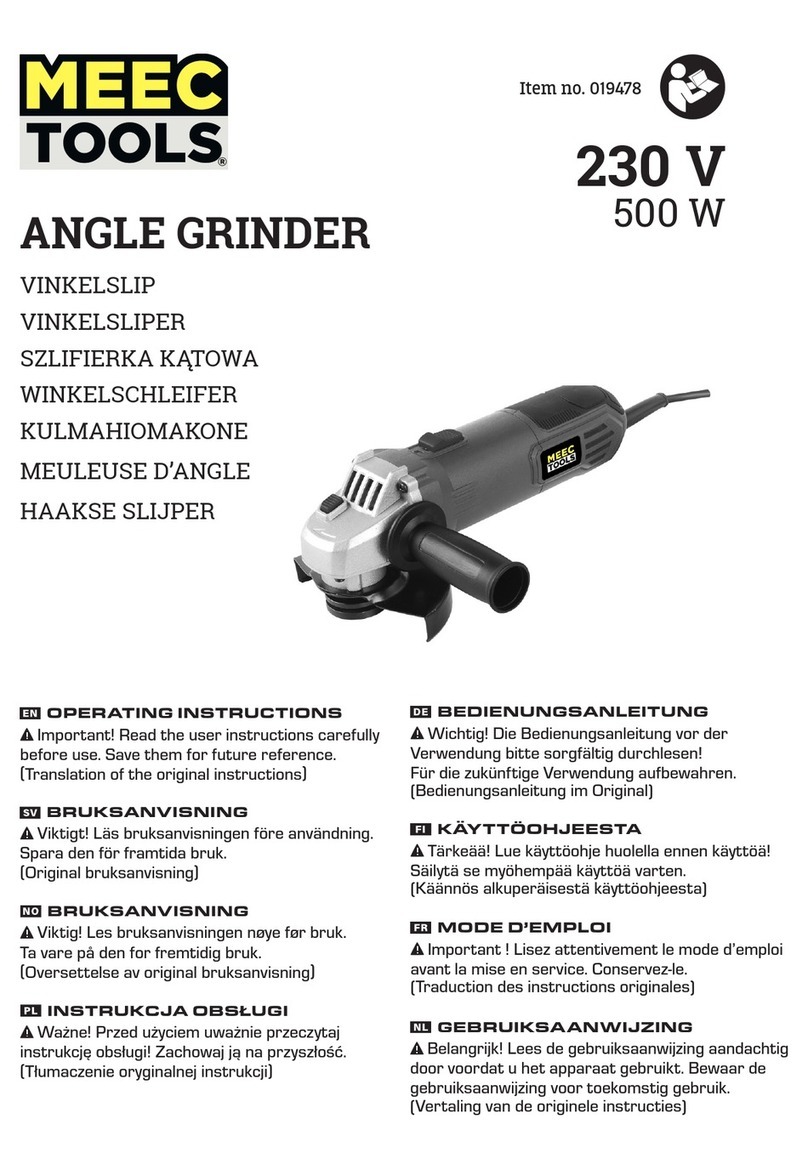 Meec tools 019478 Manuel utilisateur