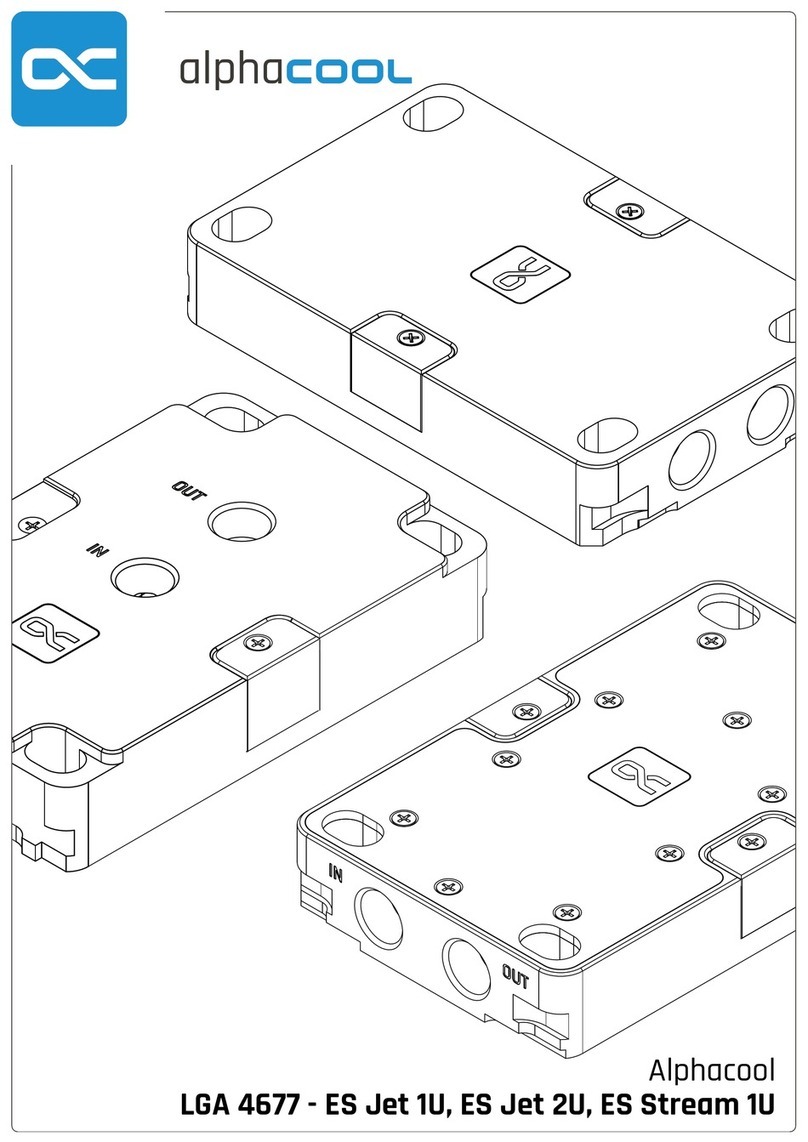 Alphacool LGA 4677 Manuel utilisateur