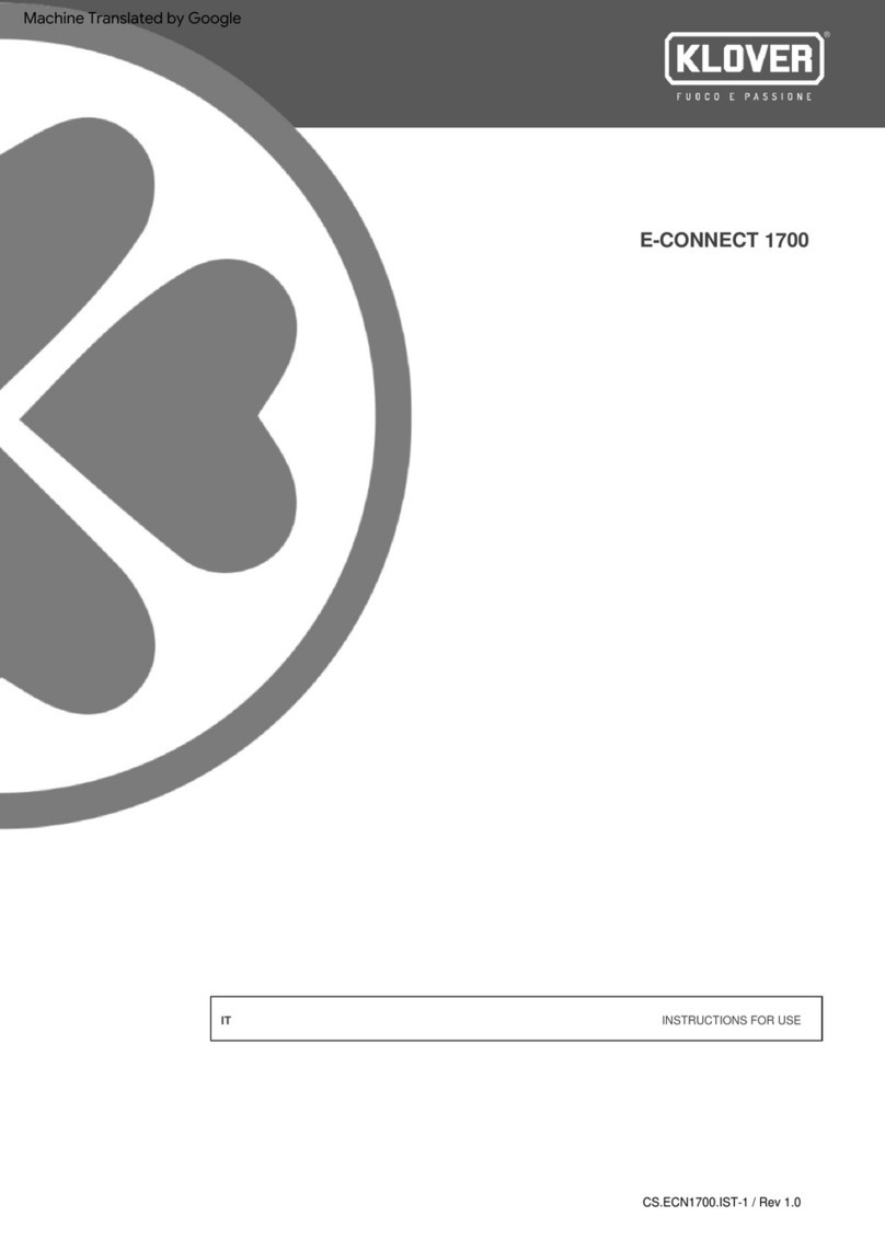 klover E-CONNECT 1700 Manuel utilisateur