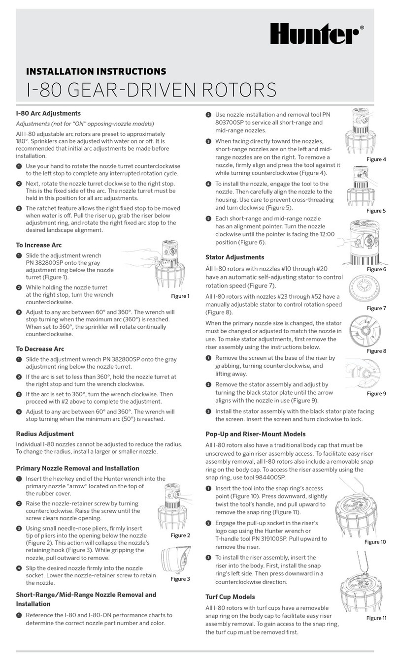 Hunter I-80 Manuel utilisateur