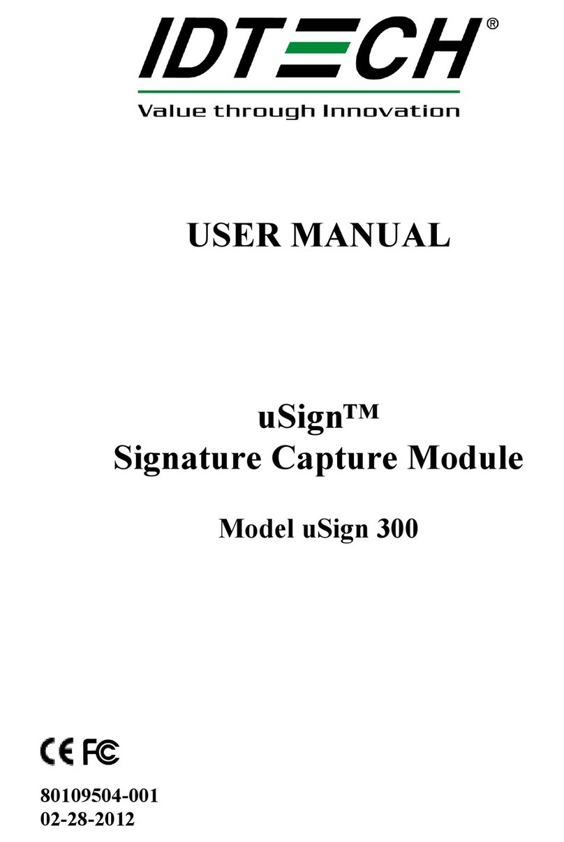 IDTECH uSign 300 Manuel utilisateur