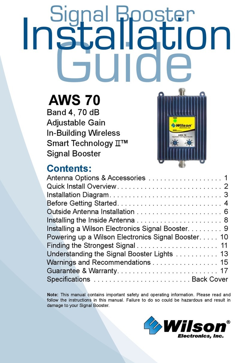 Wilson Electronics AWS 70 Manuel utilisateur