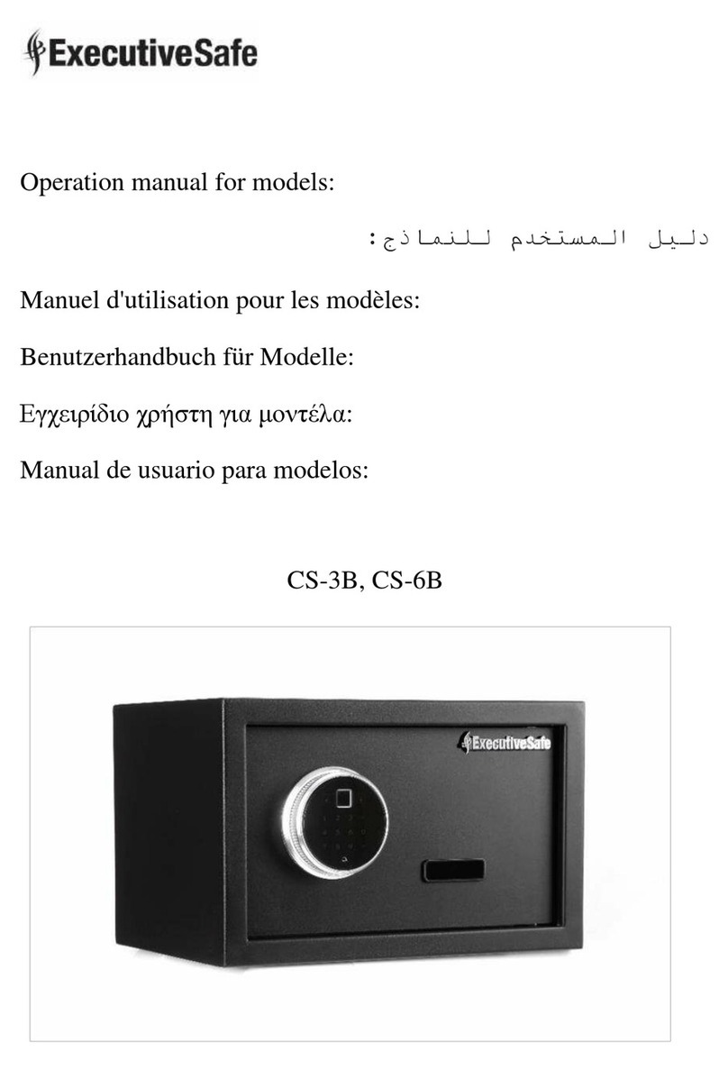 ExecutiveSafe CS-3B Manuel utilisateur