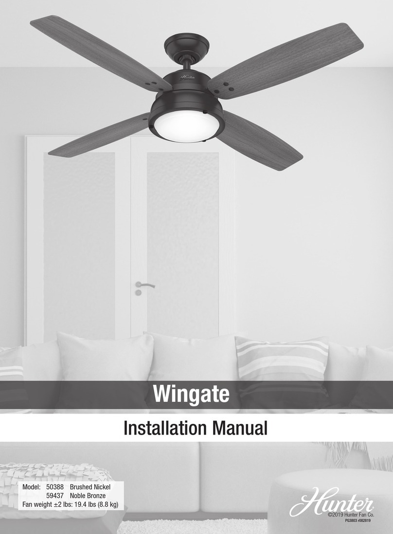 Hunter Wingate Manuel utilisateur