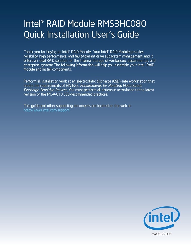 Intel RMS3HC080 Manuel utilisateur