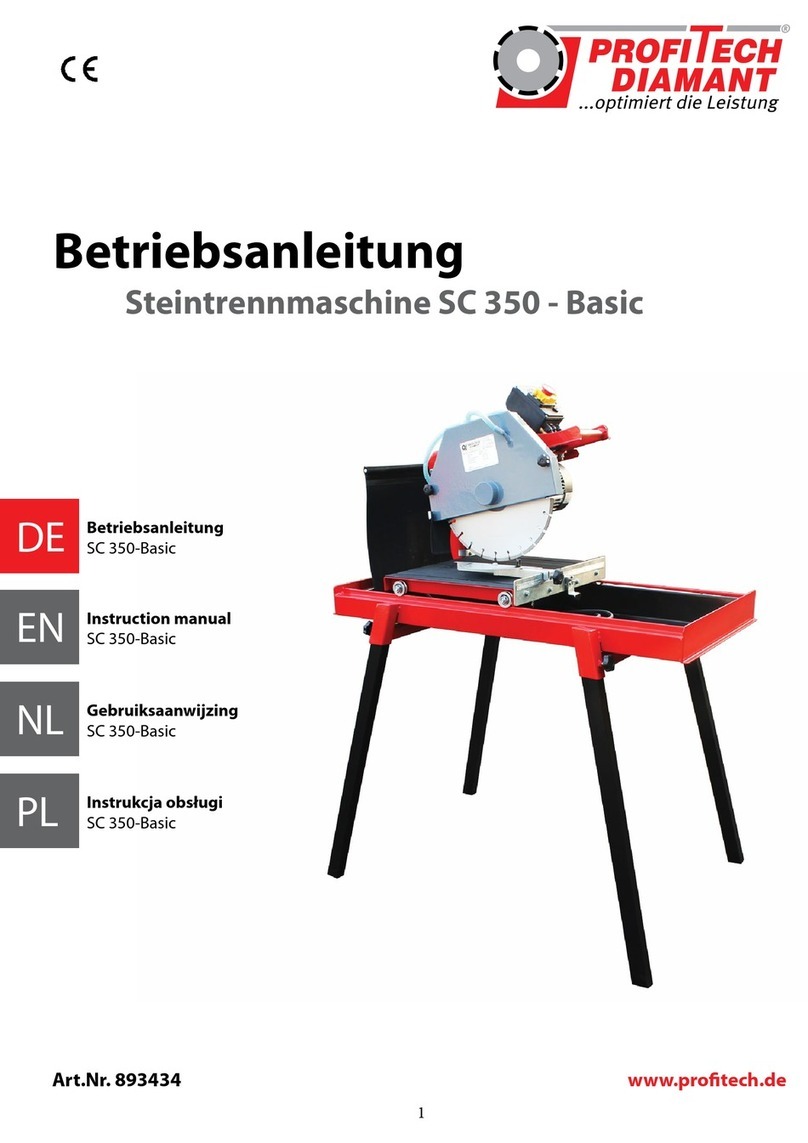Profitech Diamant SC 350-Basic Manuel utilisateur