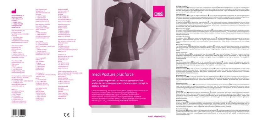 medi Posture plus force Manuel utilisateur