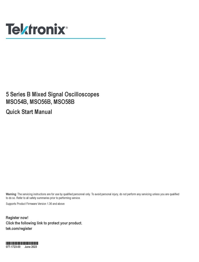 Tektronix MSO56B Manuel d'instructions