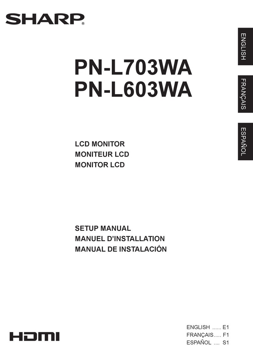 Sharp PN-L603WA Guide de l'utilisateur