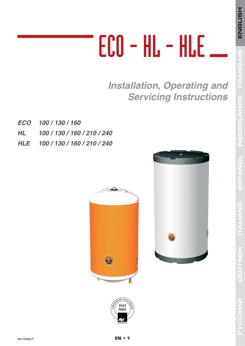 ACV ECO Guide de l'utilisateur