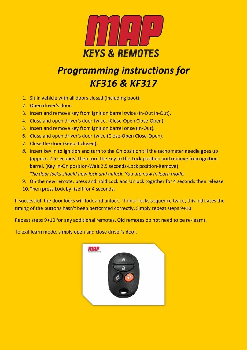 Map KF316 Manuel d'installation