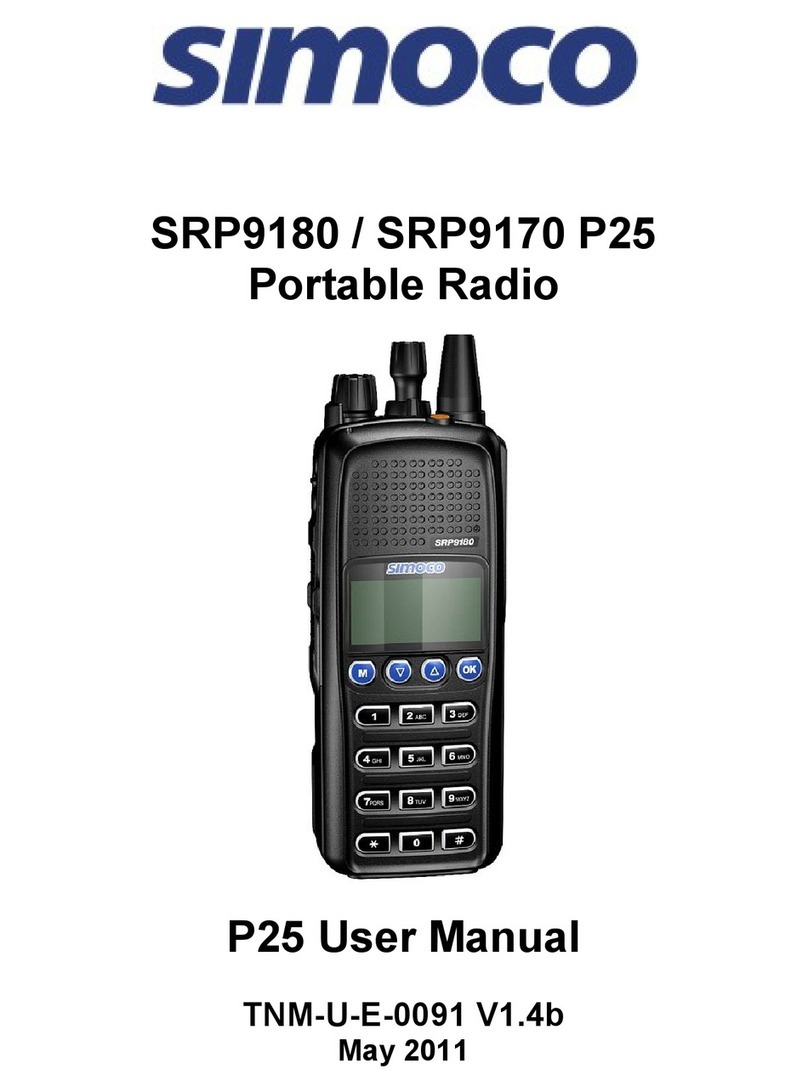 Simoco P25 Manuel utilisateur
