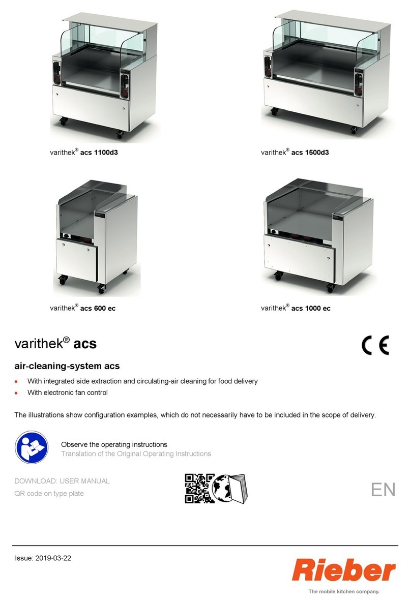 Rieber varithek acs 1500d3 Manuel utilisateur