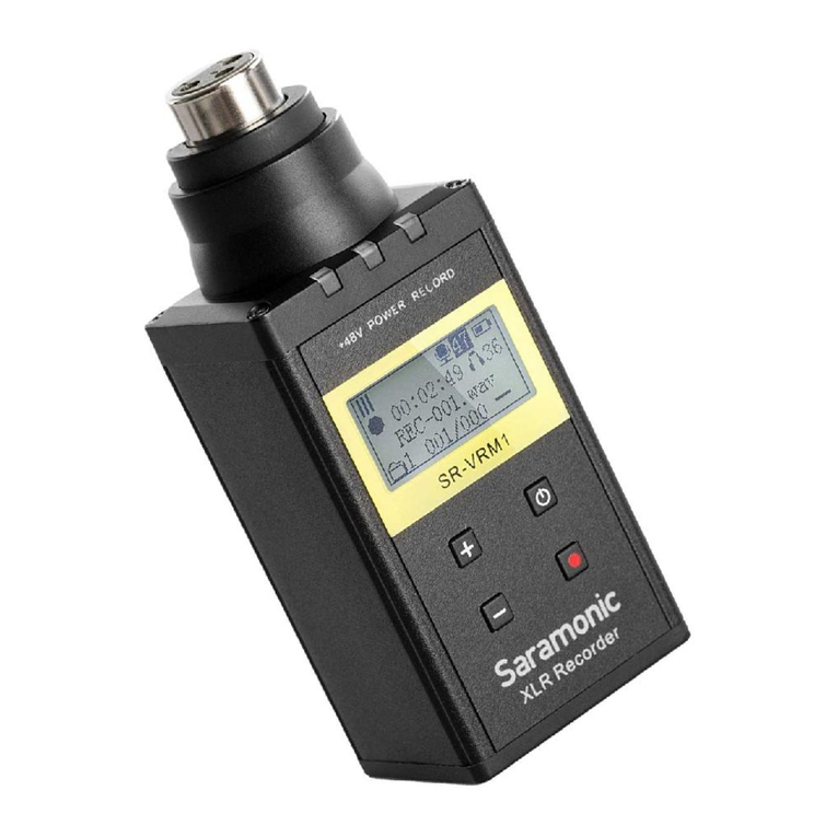 Saramonic SR-VRM1 Manuel utilisateur